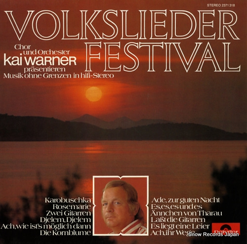 WARNER, KAI volkslieder festival 2371318