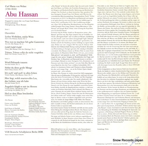 HALLSTEIN, INGEBORG weber; abu hassan 826131