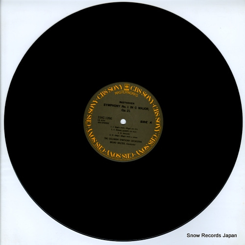 WALTER, BRUNO beethoven; symphony no.1 & no.2 15AC1266