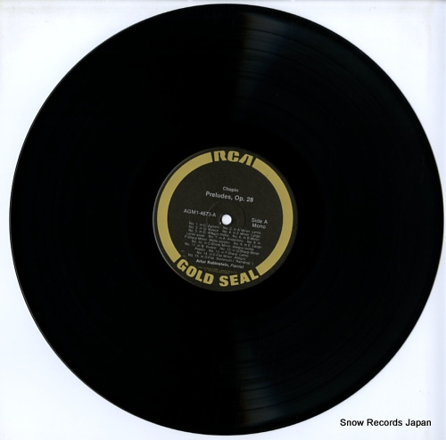 RUBINSTEIN, ARTUR chopin; preludes op. 28 AGM1-4873