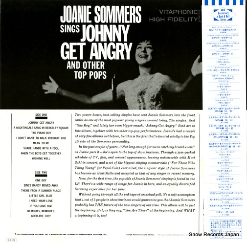 SOMMERS, JOANIE johnny get angry P-11575