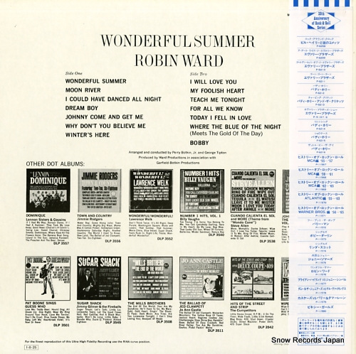 WARD, ROBIN wonderful summer P-11576