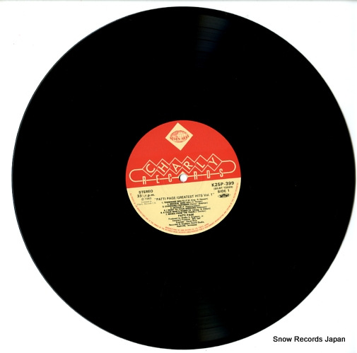 PAGE, PATTI greatest hits vol.1 K25P-399