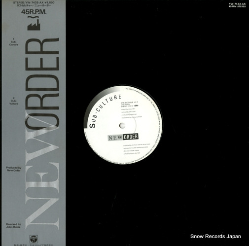 NEW ORDER sub - culture YW-7433-AX