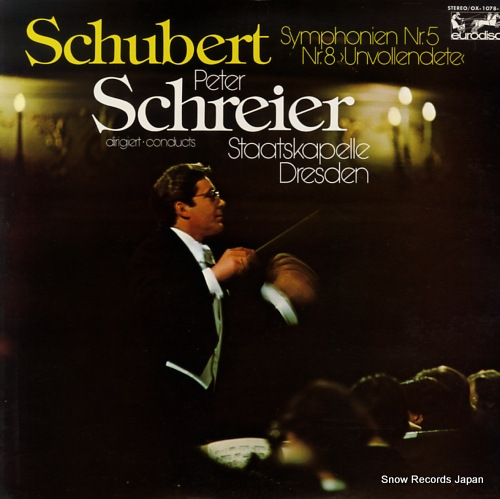 SCHREIER, PETER schubert; symphony no.8 