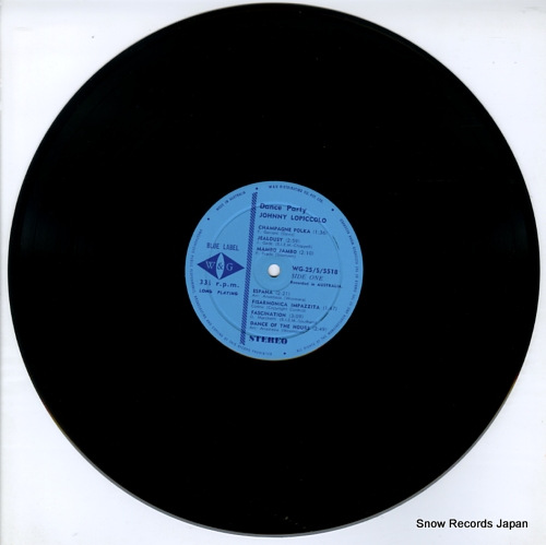 JOHNNY LOPICCOLO dance party WG.25/S/5518