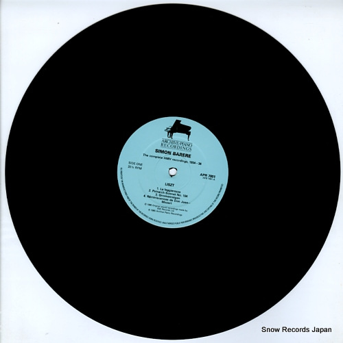 BARERE, SIMON the complete hmv recordings 1934.36 APR7001