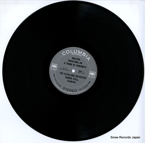 SZELL, GEORGE walton; variations on a theme by hindemith symphony no.2 MS6736