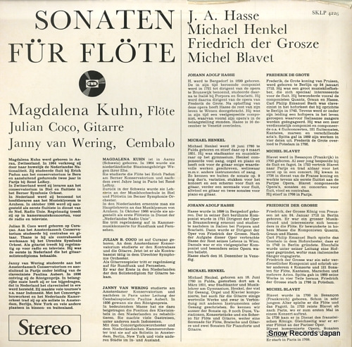 KUHN, MAGDALENA sonaten fur flote SKLP4226