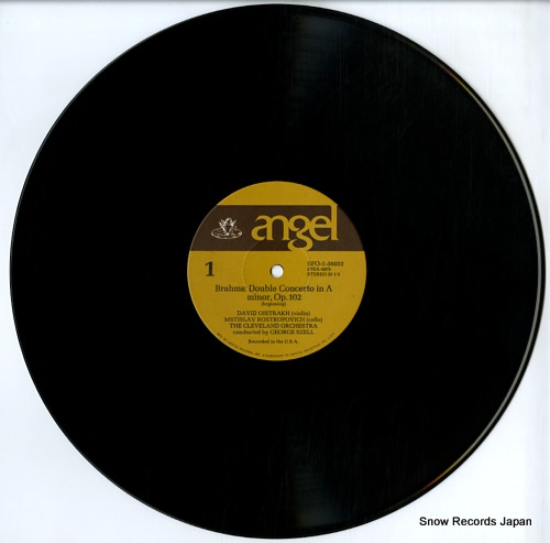 OISTRAKH, DAVID brahms; double concerto in a minor SFO-36032