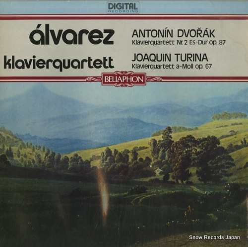ALVAREZ KLAVIERQUARTETT dvorak; klavierquartett nr.2 es - dur op.87 68001032