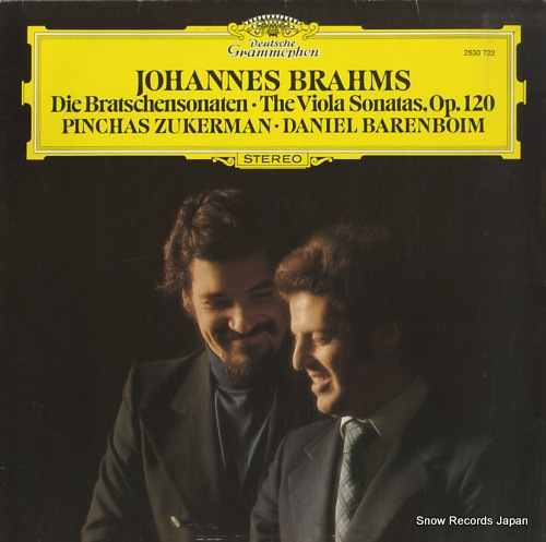 ZUKERMAN, PINCHAS brahms; die bratshensonaten - the viola sonatas, op.120 2530722