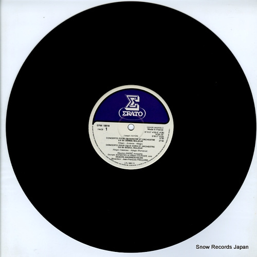 ANDRE, MAURICE haydn; le concerto pour trompette E-9 / EFM18018