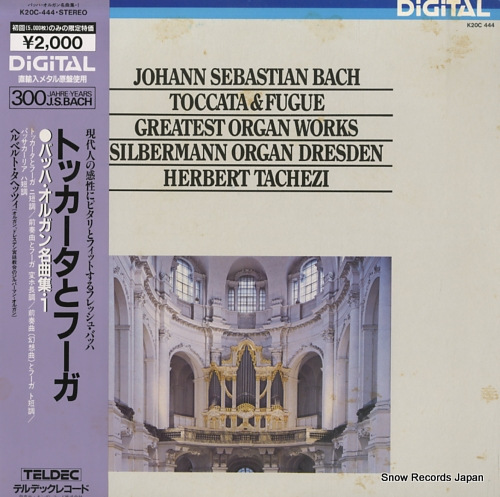 TACHEZI, HERBERT toccata & fugue bach; greatest organ works-1 K20C-444