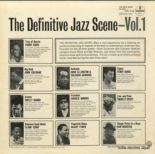 V/A the definitive jazz scene volume 1 YC-8501-AI