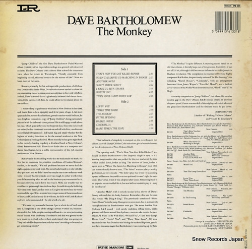 BARTHOLOMEW, DAVE the monkey 1561331