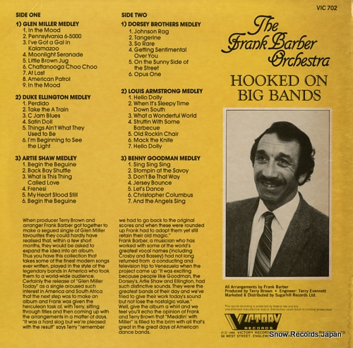 BARBER, FRANK, ORCHESTRA, THE hooked on big bands VIC702