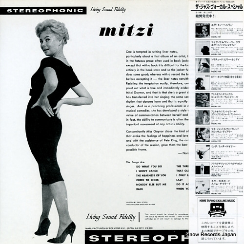 GAYNOR, MITZI mitzi 23MJ3194