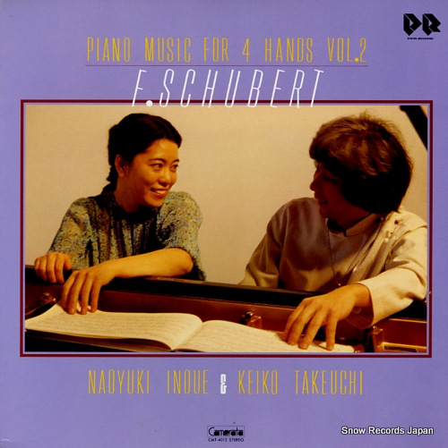 INOUE, NAOYUKI, AND KEIKO TAKEUCHI schubert; piano music for 4 hands vol.2 CMT-4012