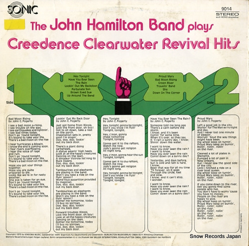 HAMILTON, JOHN, BAND, THE plays creedence clearwater revival hits SONIC9014