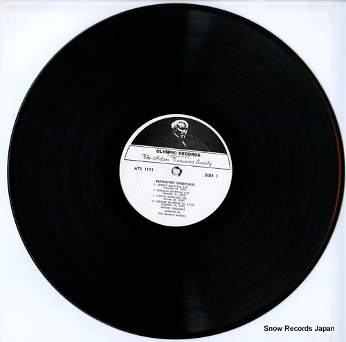 TOSCANINI, ARTURO beethoven overtures ATS1111