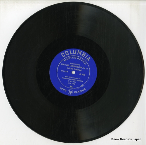 WALTER, BRUNO strauss; death and transfiguration ML4650
