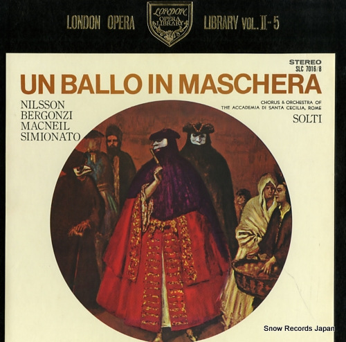 SOLTI, GEORG verdi; un ballo in maschera SLC7016
