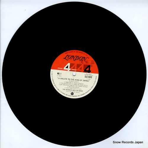 MULLER, WERNER a salute to the king of swing SLC9012