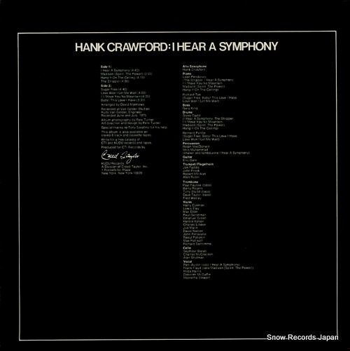 CRAWFORD, HANK i hear a symphony KU-26
