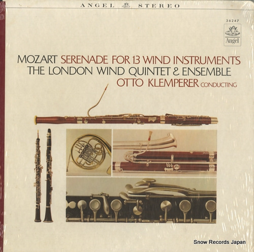 KLEMPERER, OTTO mozart; serenade for 13 wind instruments S36247