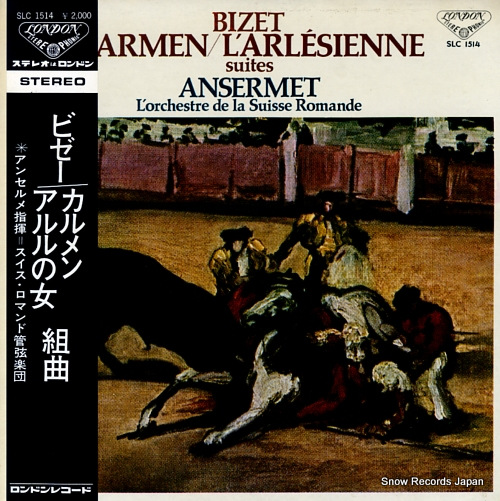 ANSERMET, ERNEST bizet; l'arlesienne / carmen SLC1514