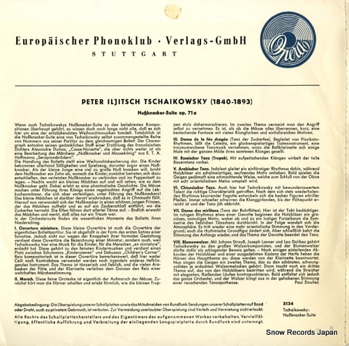 DOULIEZ, PAUL tchaikovsky; nussknacker suite op.71a NR.3134
