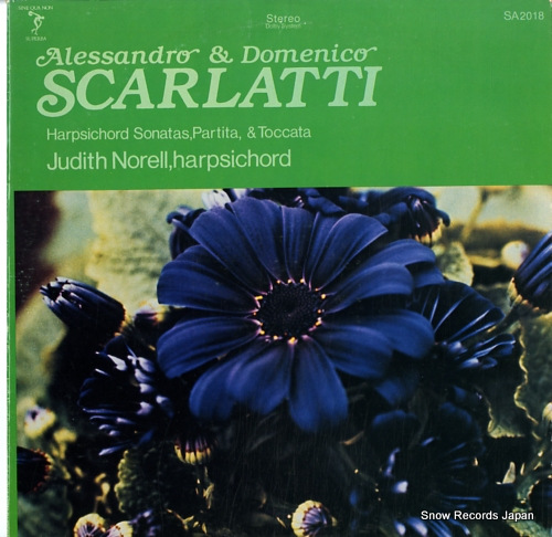 NORELL, JUDITH scarlatti; harpsichord sonatas, partina, toccata SA2018
