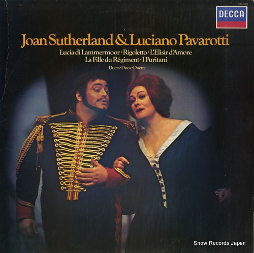 SUTHERLAND, JOAN / LUCIANO PAVAROTTI joan sutherland & luciano pavarotti - duet SXL6991