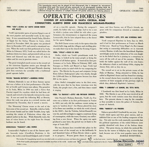 EREDE, ALBERTO famous operatic choruses 5363