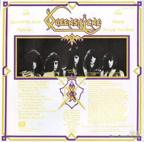 QUEENSRYCHE queensryche 12EA162