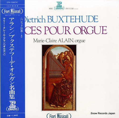 ALAIN, MARIE-CLAIRE buxtehude; pieces pour orgue ERA-1032(M)
