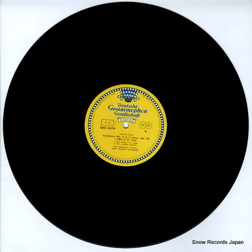 KARAJAN, HERBERT VON brahms; symphony no.4 SMG-2079