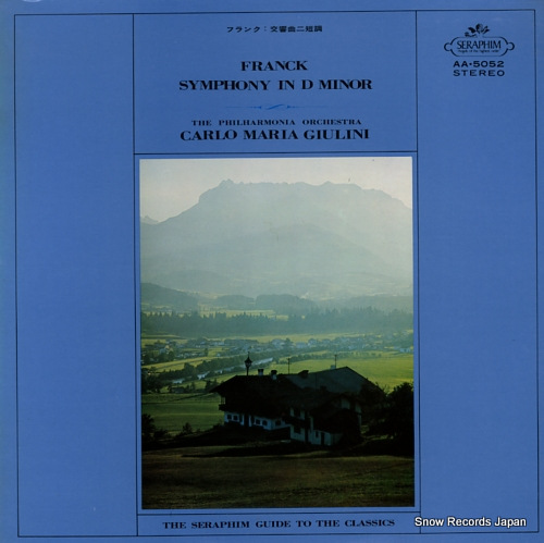 GIULINI, CARLO MARIA franck; symphony in d minor AA.5052