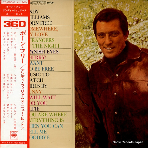 WILLIAMS, ANDY bone free YS-865-C