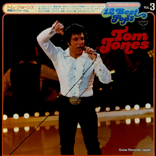 JONES, TOM 12 best pops vol.3 X-63