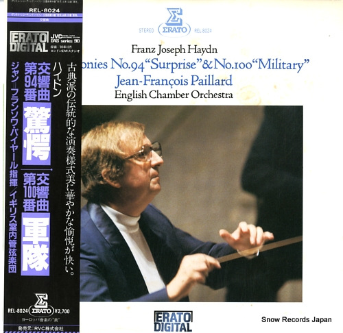 PAILLARD, JEAN-FRANCOIS haydn; symphonies no.94