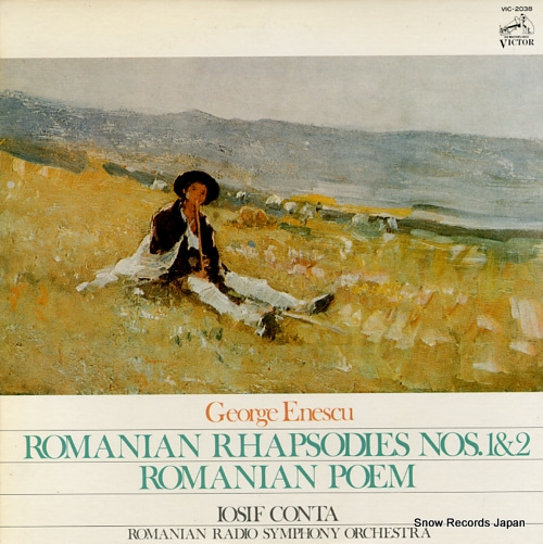 CONTA, IOSIF enescu; romanian rhapsodies nos.1 & 2 VIC-2038
