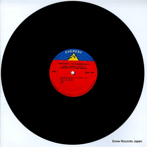 ANSERMET, ERNEST stravinsky; the firebird suite SDBR3295