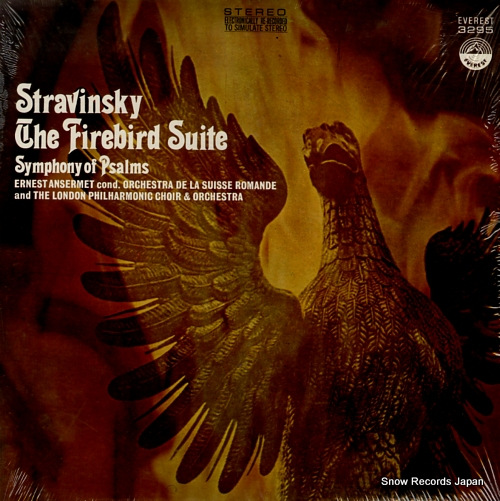 ANSERMET, ERNEST stravinsky; the firebird suite SDBR3295