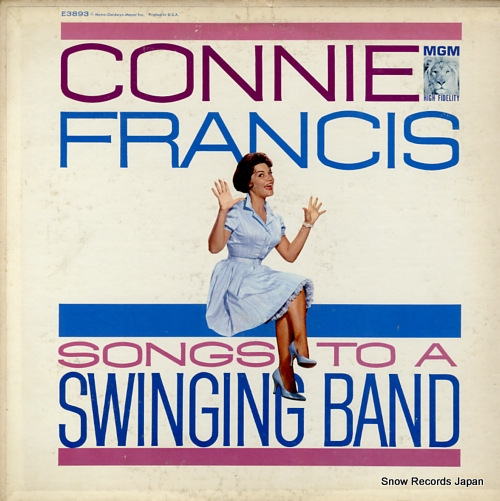 FRANCIS, CONNIE songs to a swinging band E3893