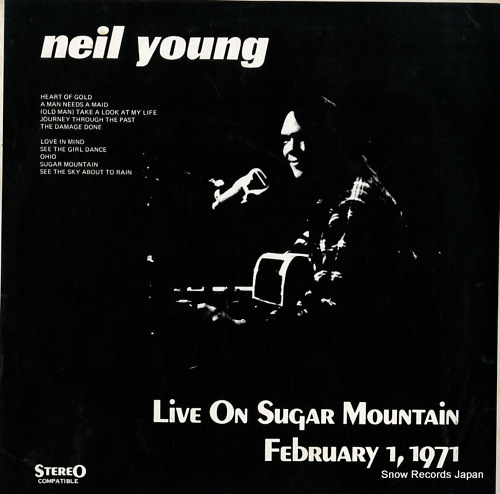 YOUNG, NEIL live on sugar mountain feburuary 1, 1971 J31
