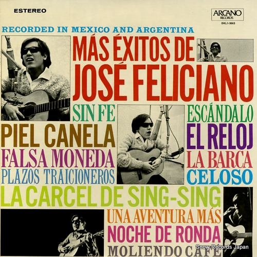 FELICIANO, JOSE mas exitos de jose feliciano DKL1-3063