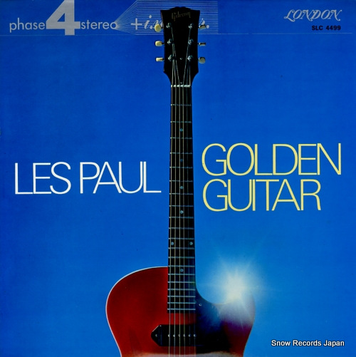 PAUL, LES golden guitar SLC4499