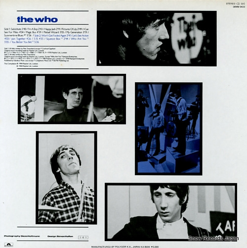WHO, THE the singles 28MM0423